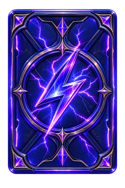 Neon Storm card back